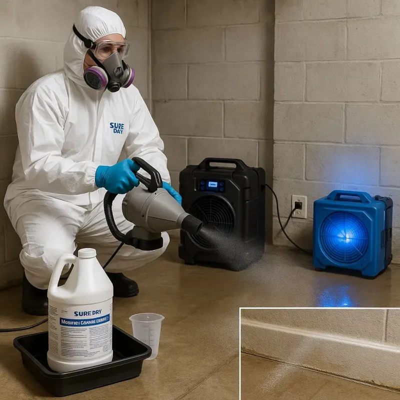 Sanitization and Odor Removal process in Rosebud, TX