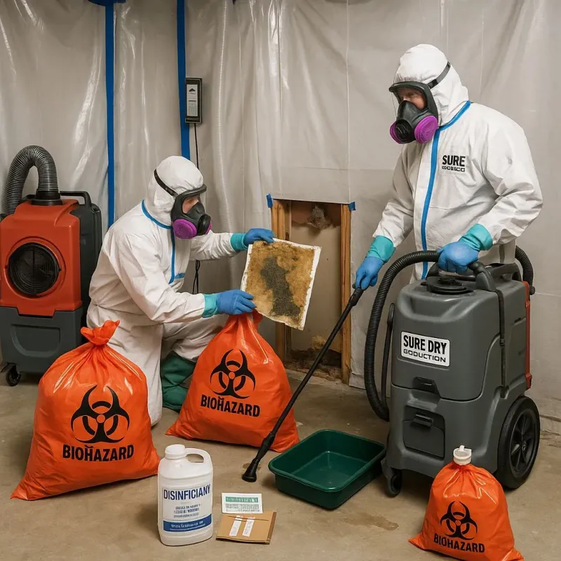 Contaminated Water Handling Protocols process in Rosebud, TX