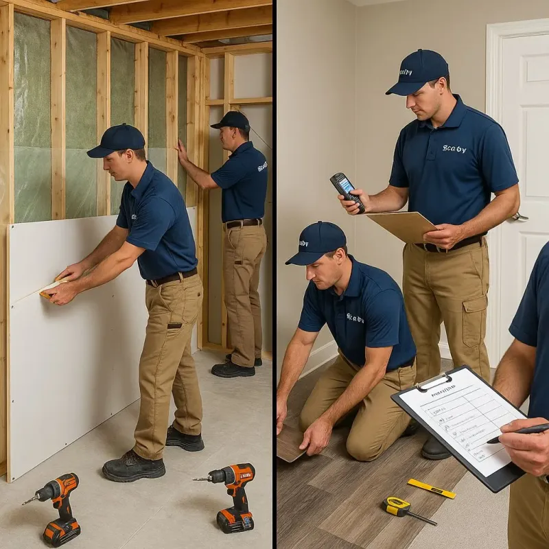 Repairs and Reconstruction process in Rosebud, TX